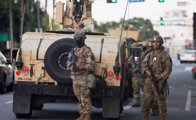 Власти США направят в&nbsp;Вашингтон 500 военнослужащих нацгвардии