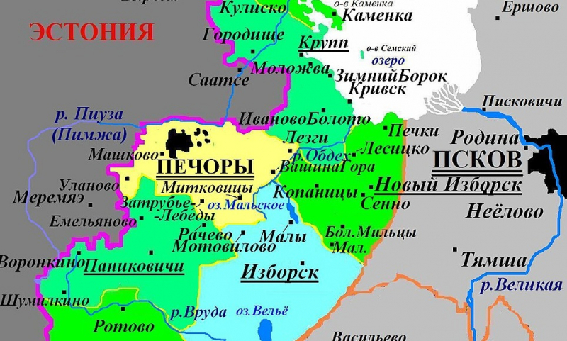 «Отмечают в паспортах»: Эстония «забрала» себе часть Псковской области